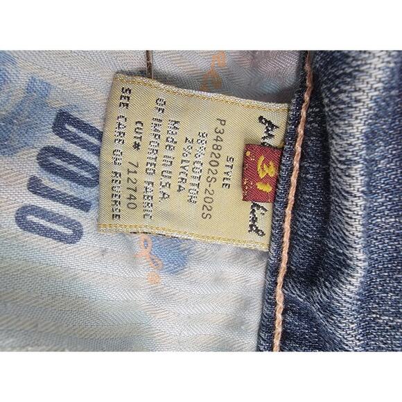 7 For All Mankind Women's Jeans Dojo Distressed Capri Size 31 Low Rise Jorts - Picture 7 of 10